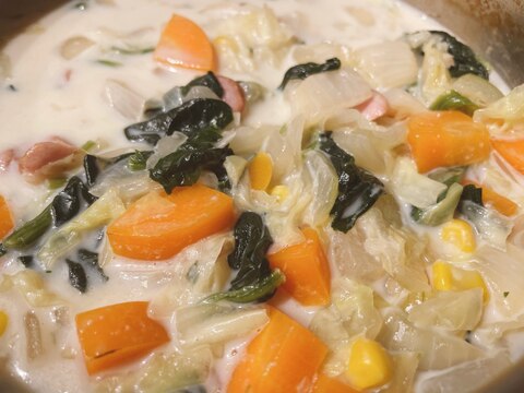ほっこり豆乳スープ!
